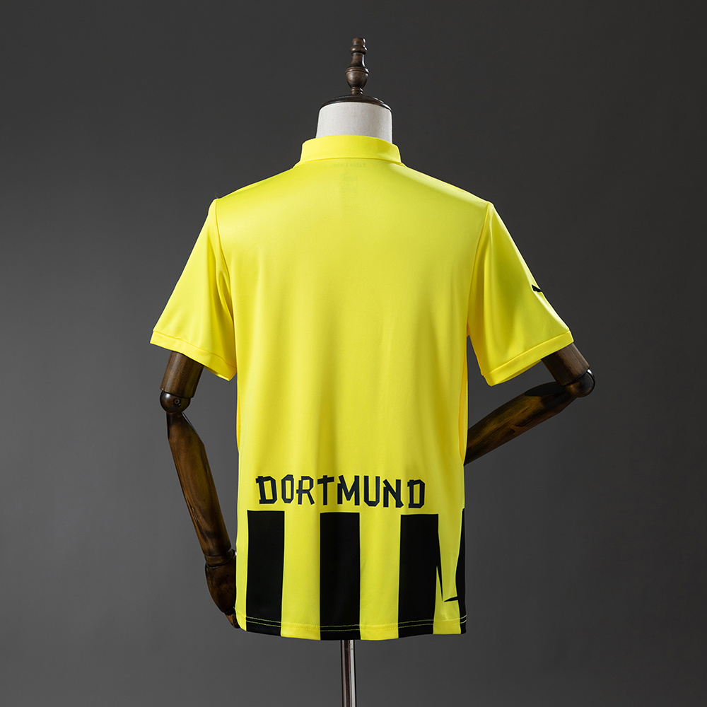 Borussia Dortmund 2012/13 Home Retro Jersey – Vintage Replica Football Soccer Shirt – Size S–XXL