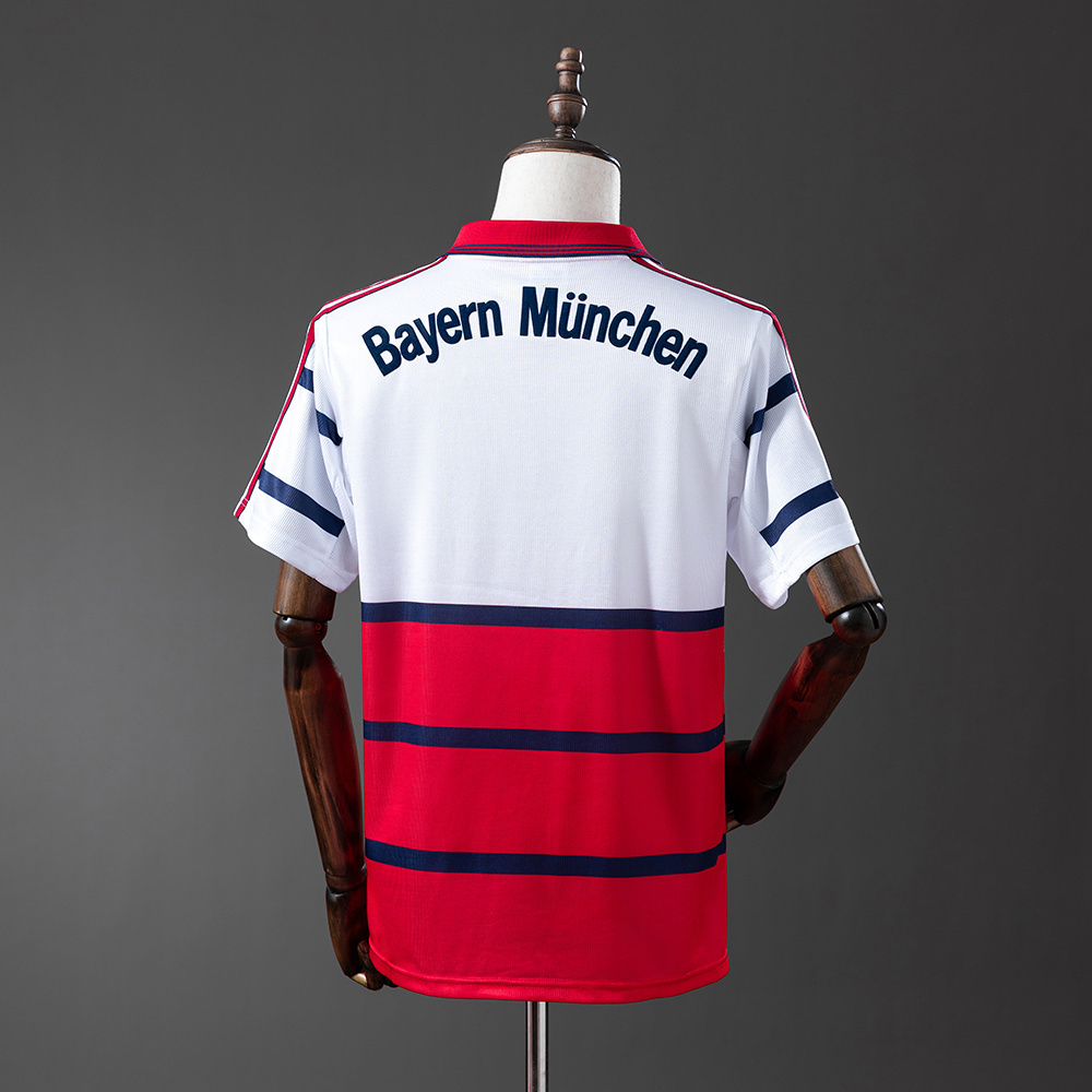 Bayern Munich 1998/00 Away Retro Jersey – Vintage Replica Football Soccer Shirt – Size S–XXL