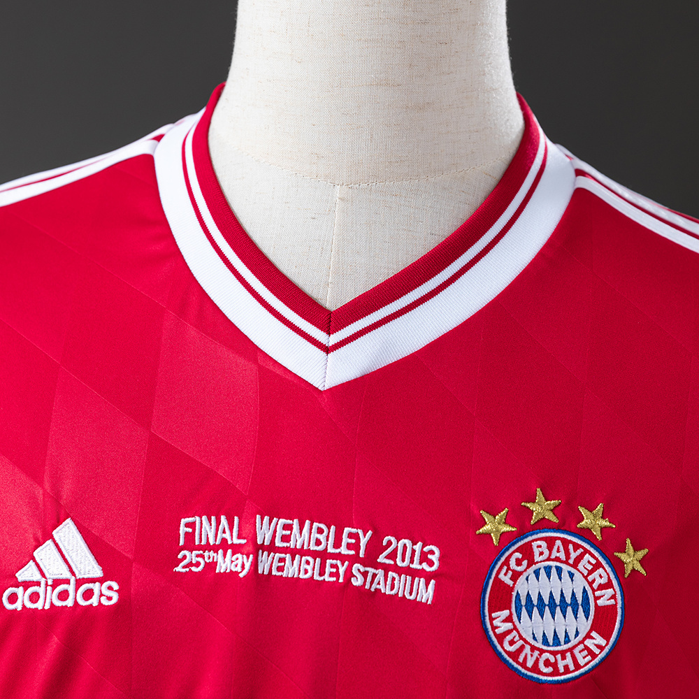 Bayern Munich 2013/14 Home Retro Jersey – Vintage Replica Football Soccer Shirt – Size S–XXL