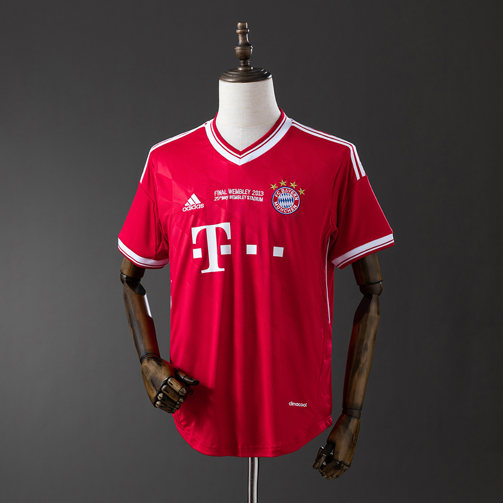 Bayern Munich 2013/14 Home Retro Jersey – Vintage Replica Football Soccer Shirt – Size S–XXL