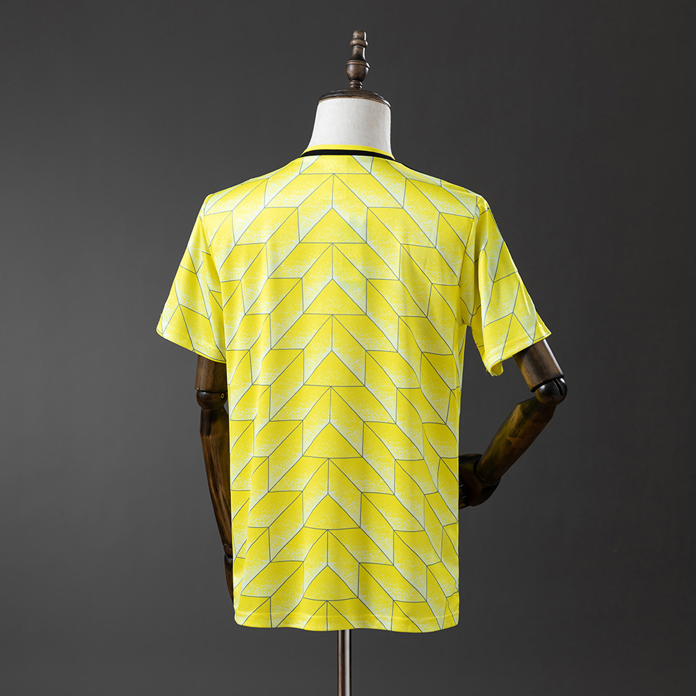 Borussia Dortmund 1988 Home Retro Jersey – Vintage Replica Football Soccer Shirt – Size S–XXL