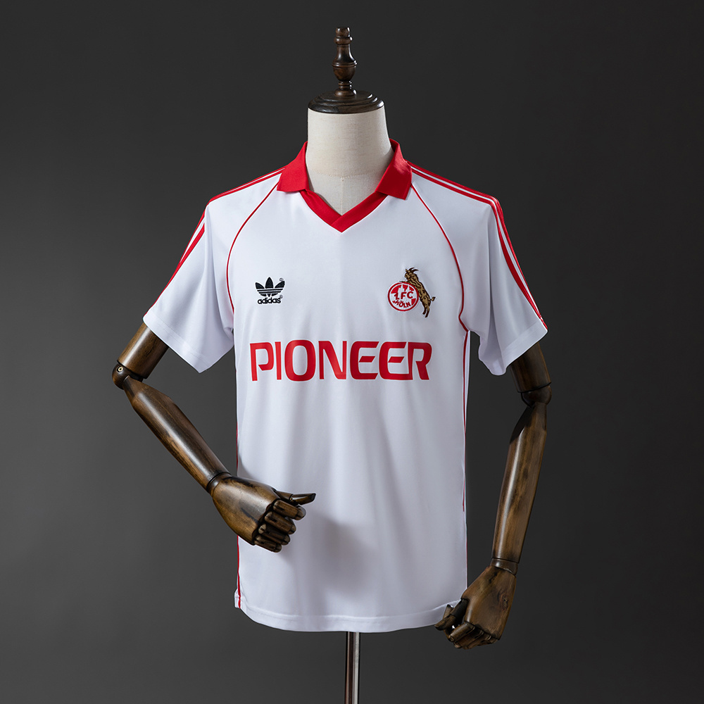 Köln 1980/81 Home Retro Jersey – Vintage Replica Football Soccer Shirt – Size S–XXL