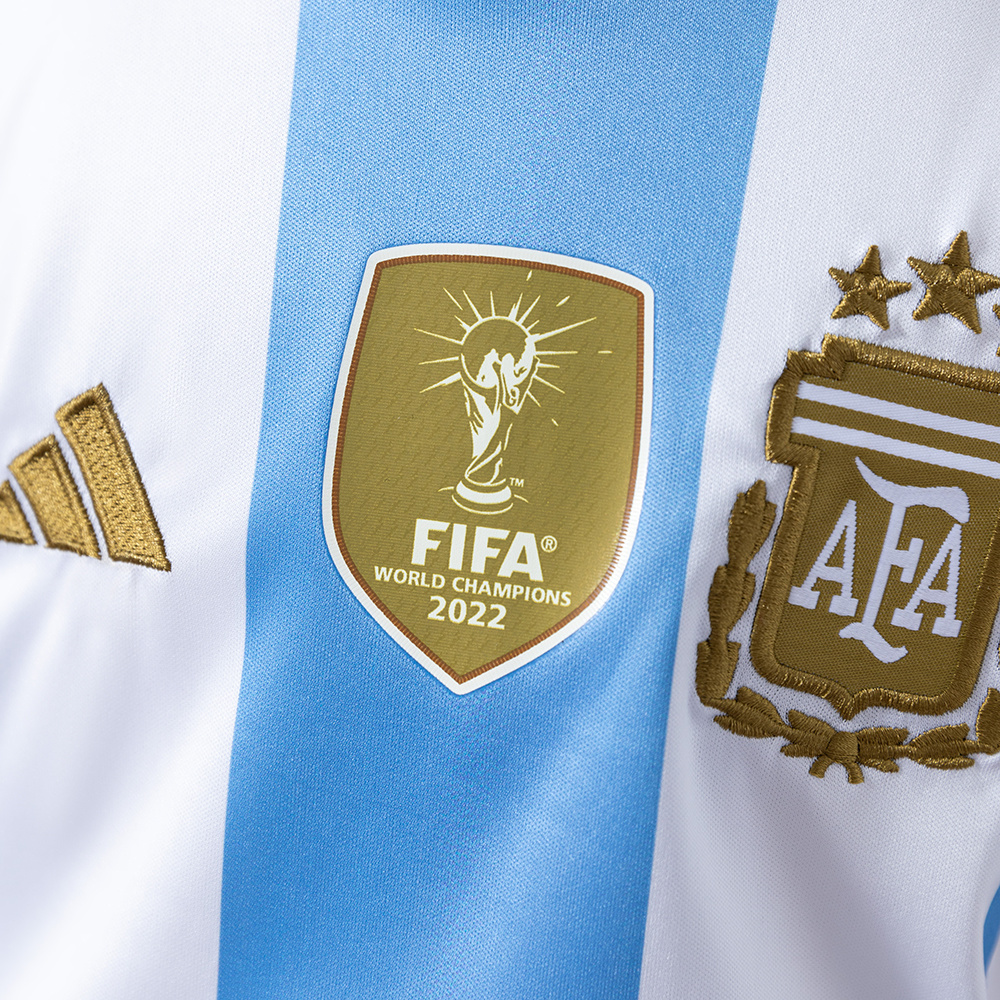 Argentina 2024/25 Home Kids Kit Jersey – Replica Football Soccer Shirt – Size 16–28