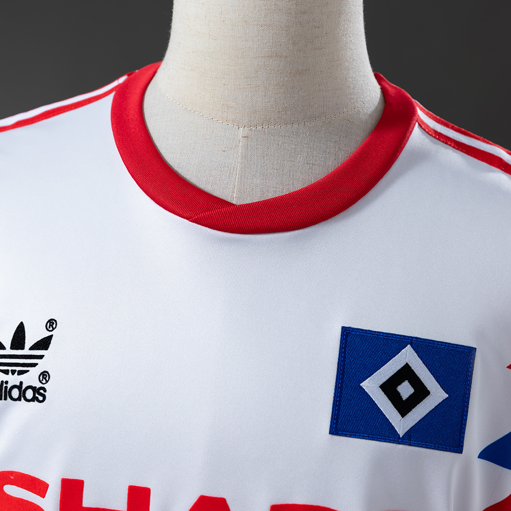 Hamburger SV 1990/91 Home Retro Jersey – Vintage Replica Football Soccer Shirt – Size S–XXL