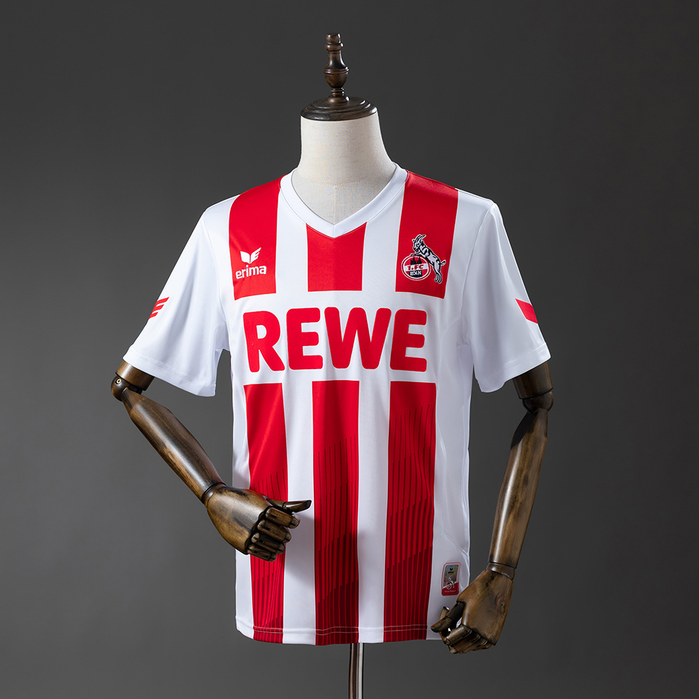 Köln 2017/18 Home Retro Jersey – Vintage Replica Football Soccer Shirt – Size S–XXL