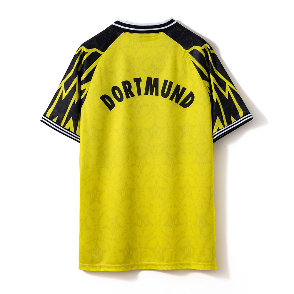 Borussia Dortmund 1994/95 Home Retro Jersey – Vintage Replica Football Soccer Shirt – Size S–2XL