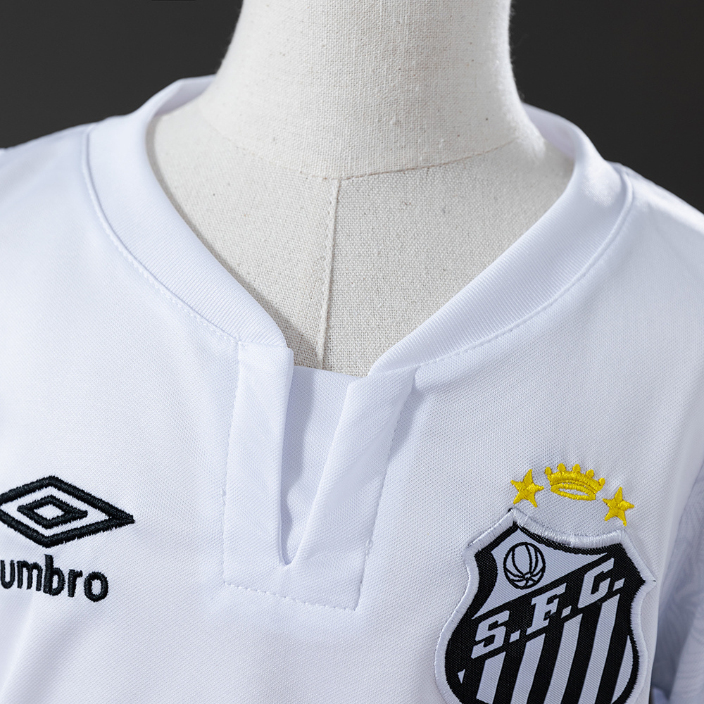 Santos 24/25 Home Kids Kit Jersey – Replica Football Soccer Shirt – Size 16–28