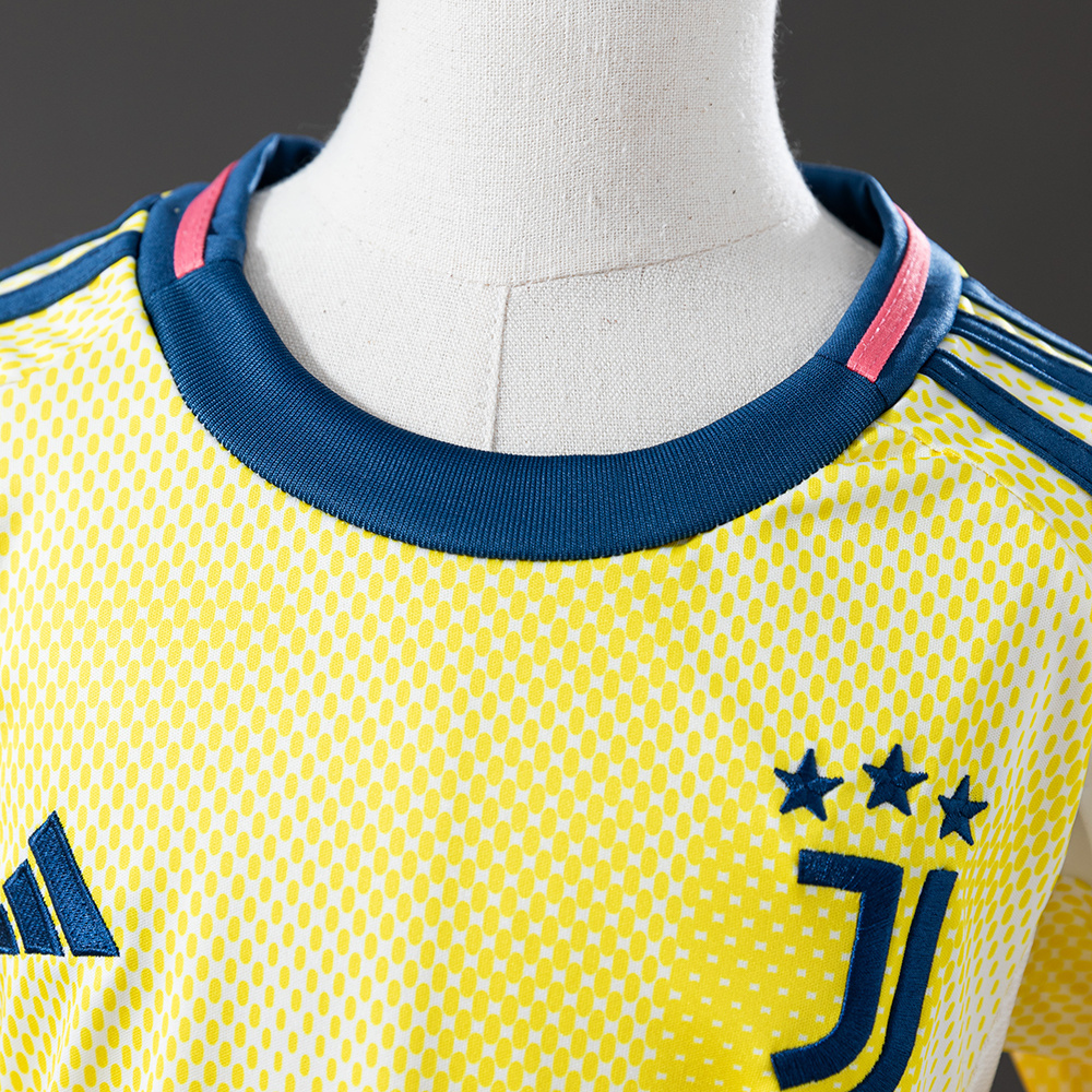 Juventus 24/25 Away Kids Kit Jersey – Replica Football Soccer Shirt – Size 16–28