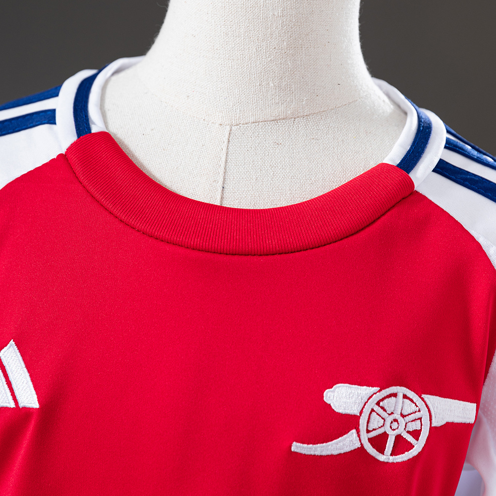 Arsenal 24/25 Home Kids Kit Jersey – Replica Football Soccer Shirt – Size 16–28
