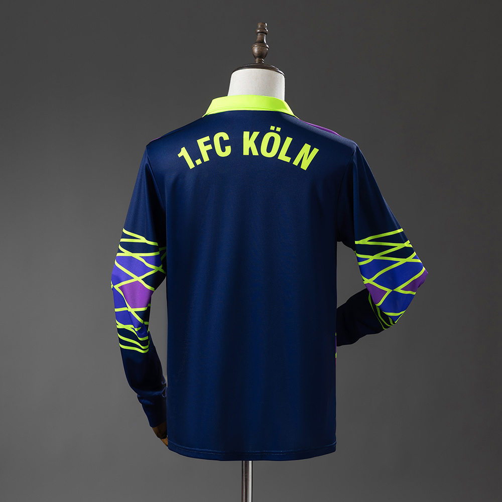 Köln 1991/92 Goalkeeper Long Sleeves Retro Jersey – Vintage Replica Football Soccer Shirt – Size S–XXL