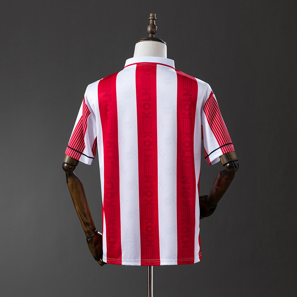 FC Cologne 1995/96 Home Retro Jersey – Vintage Replica Football Soccer Shirt – Size S–XXLeplica Football Soccer Shirt – Size S–XXL