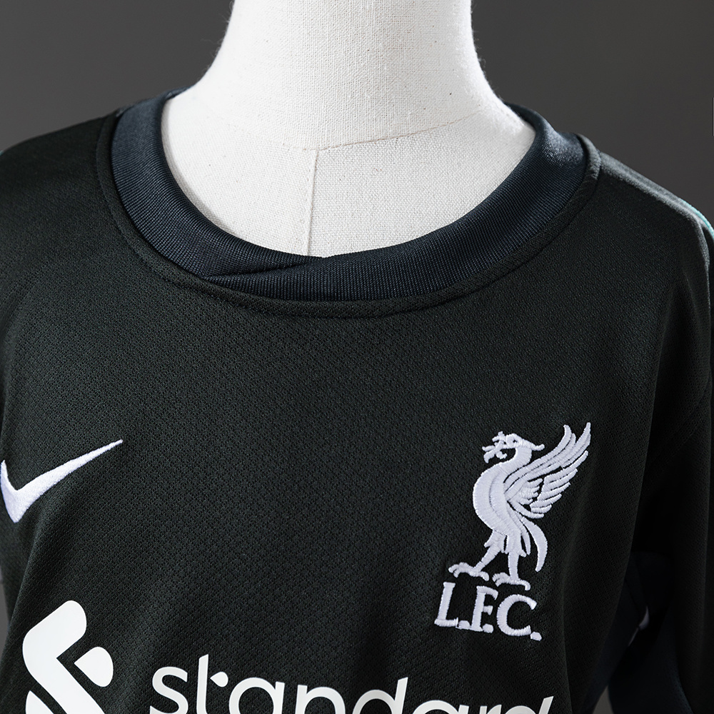 Liverpool 24/25 Away Kids Kit Jersey – Replica Football Soccer Shirt – Size 16–28