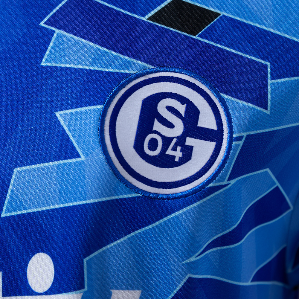 Schalke 04 1992/93 Home Retro Jersey – Vintage Replica Football Soccer Shirt – Size S–XXL