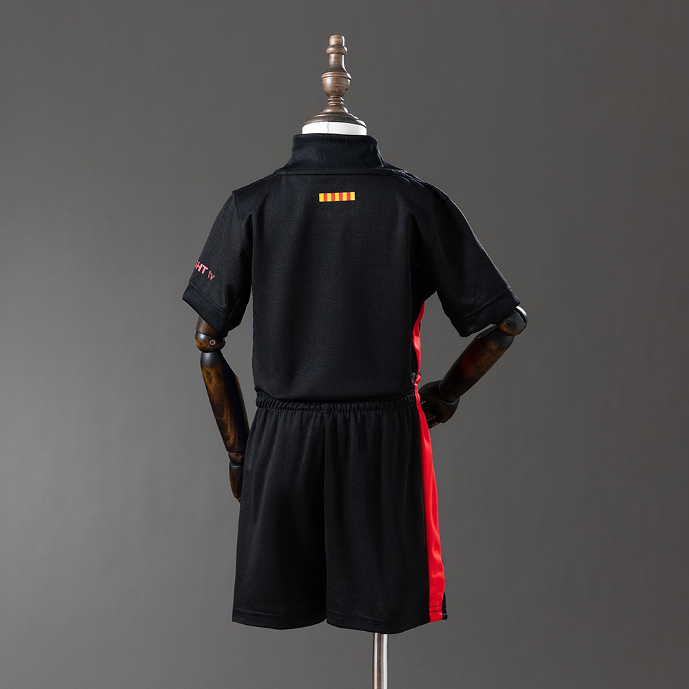 Barcelona 24/25 Away Kids Kit Jersey – Replica Football Soccer Shirt – Size 16–28