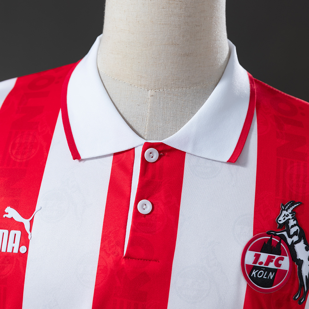 Köln 1995/96 Home Retro Jersey – Vintage Replica Football Soccer Shirt – Size S–XXL