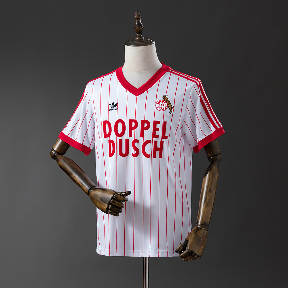Köln 1982/83 Home Retro Jersey – Vintage Replica Football Soccer Shirt – Size S–XXL