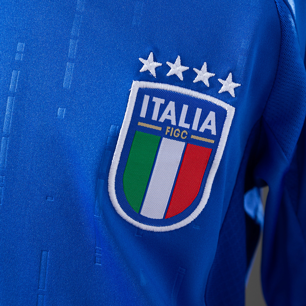 Italy 2024/25 Home Kids Kit Jersey – Replica Football Soccer Shirt – Size 16–28