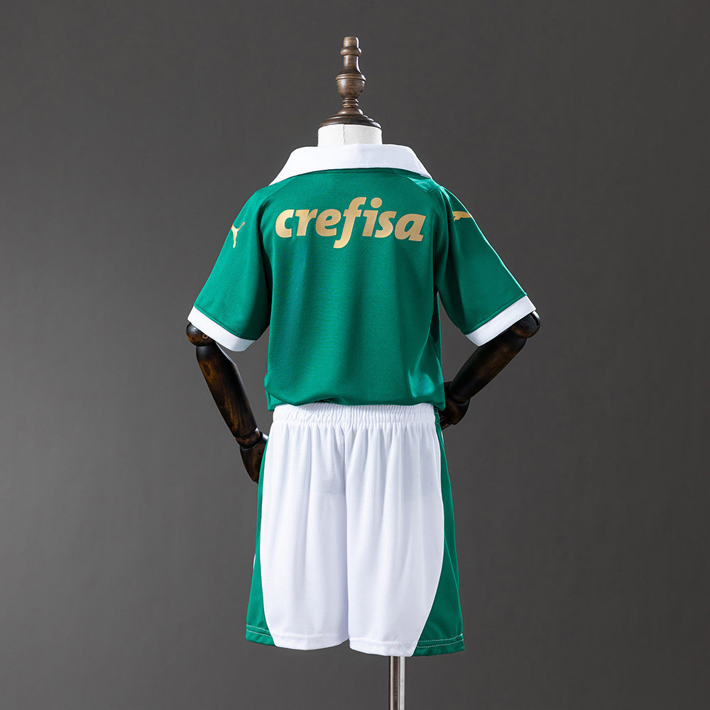 Palmeiras 24/25 Home Kids Kit Jersey – Replica Football Soccer Shirt – Size 16–28
