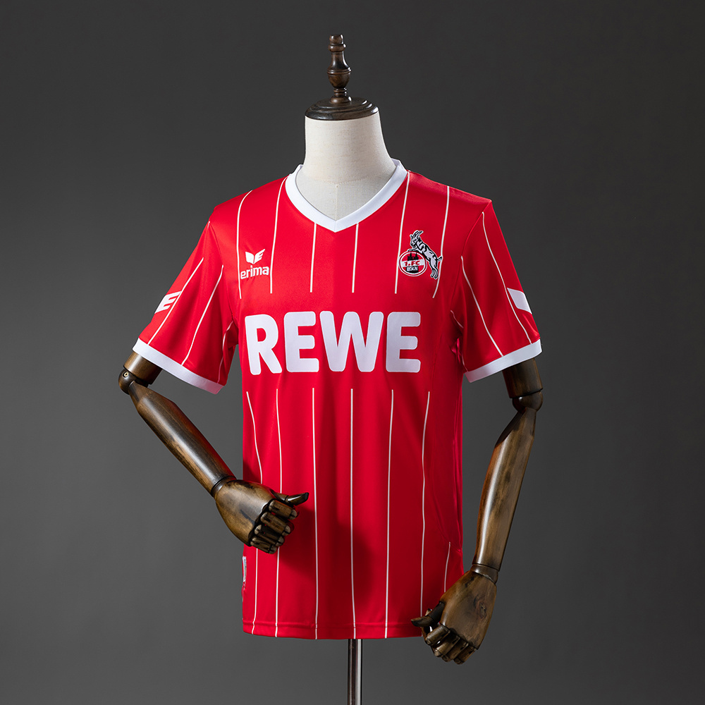 Köln 2017/18 Home Retro Jersey – Vintage Replica Football Soccer Shirt – Size S–XXL