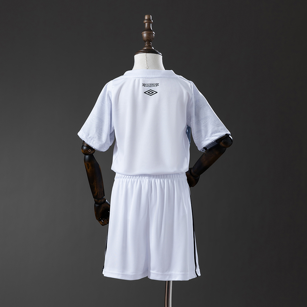 Santos 24/25 Home Kids Kit Jersey – Replica Football Soccer Shirt – Size 16–28