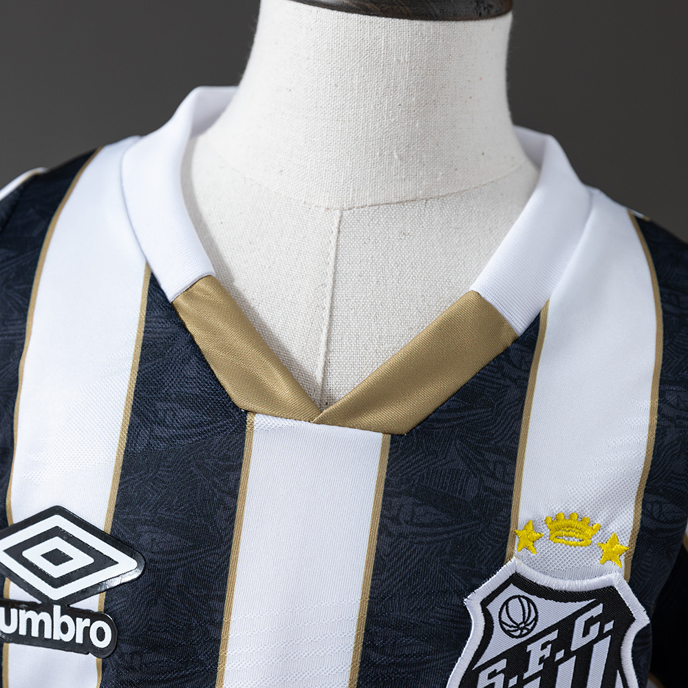 Santos 24/25 Away Kids Kit Jersey – Replica Football Soccer Shirt – Size 16–28