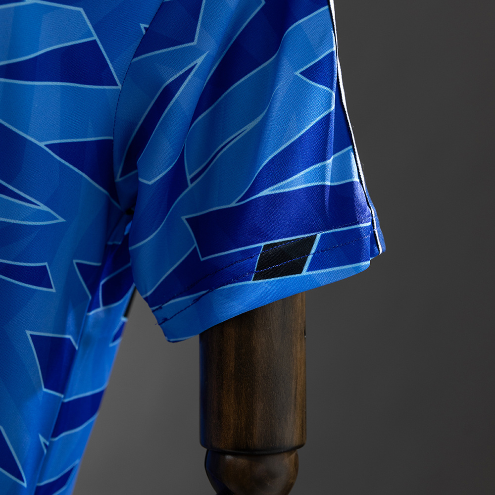 Schalke 04 1992/93 Home Retro Jersey – Vintage Replica Football Soccer Shirt – Size S–XXL