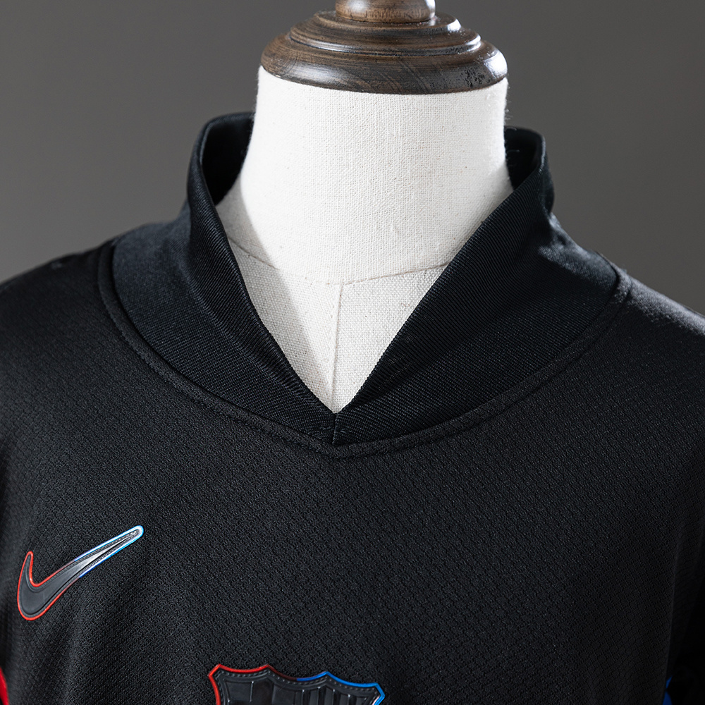 Barcelona 24/25 Away Kids Kit Jersey – Replica Football Soccer Shirt – Size 16–28