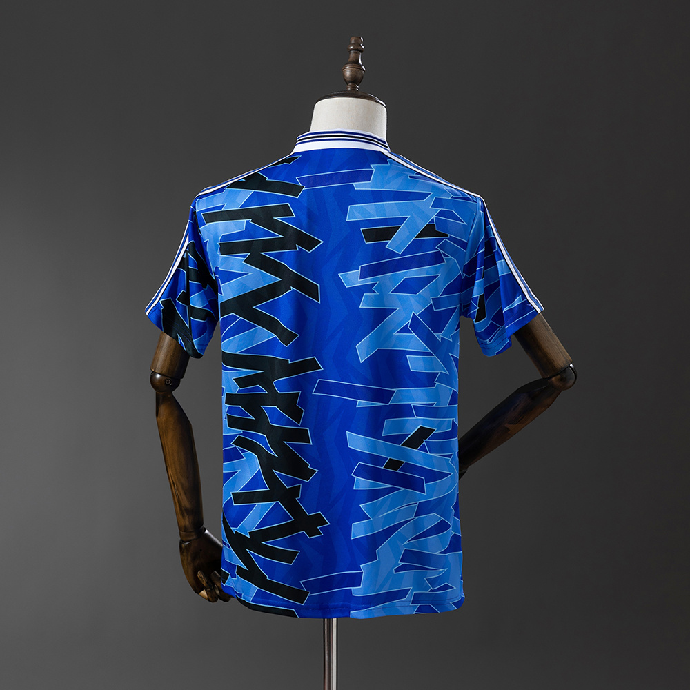 Schalke 04 1992/93 Home Retro Jersey – Vintage Replica Football Soccer Shirt – Size S–XXL