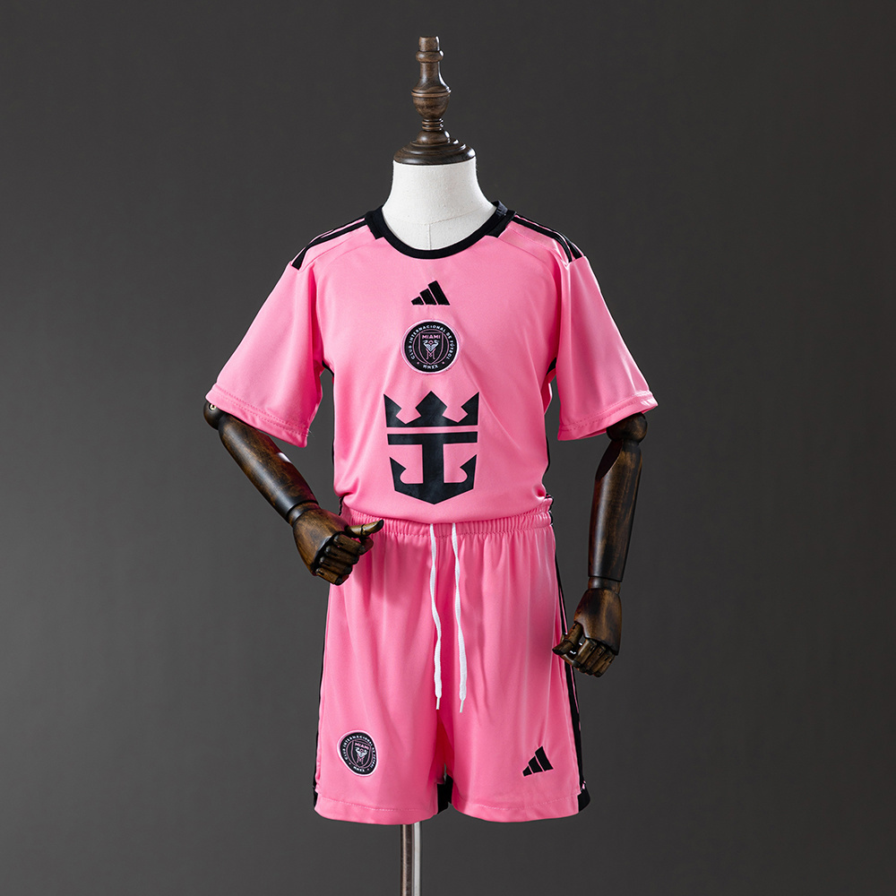 Inter Miami 24/25 Home Kids Kit Jersey – Replica Football Soccer Shirt – Size 16–28