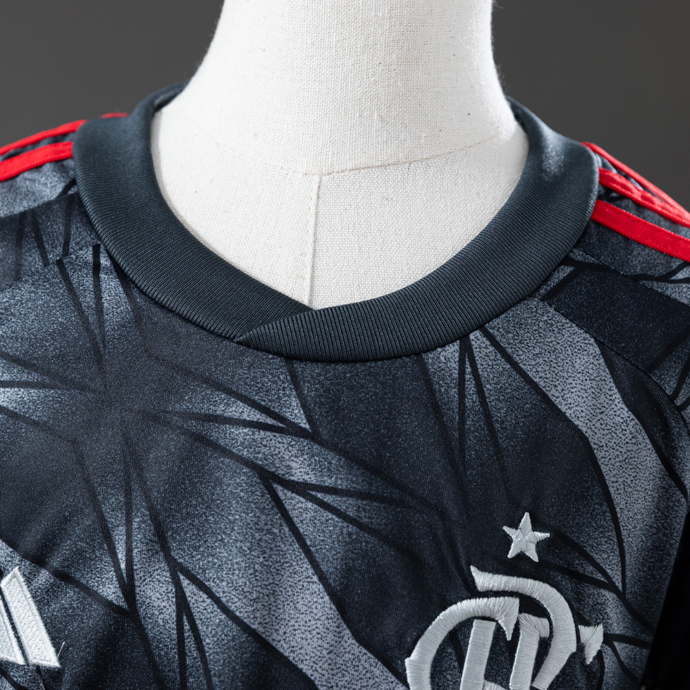 Flamengo 24/25 Third Away Kids Kit Jersey – Replica Football Soccer Shirt – Size 16–28