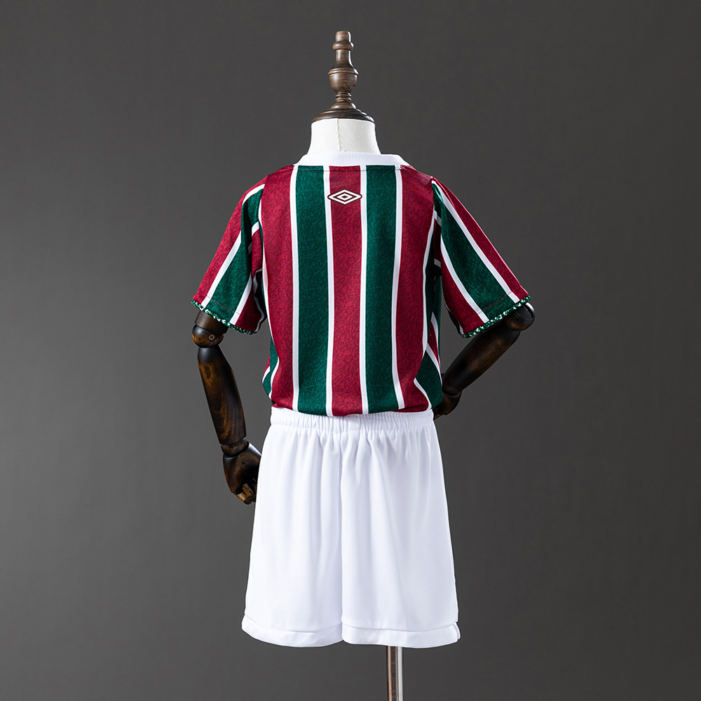 Fluminense 24/25 Home Kids Kit Jersey – Replica Football Soccer Shirt – Size 16–28