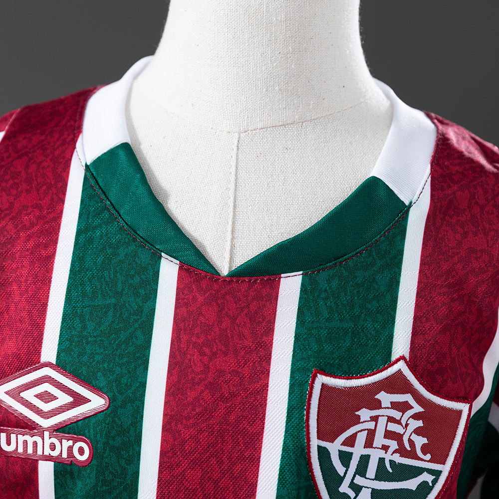 Fluminense 24/25 Home Kids Kit Jersey – Replica Football Soccer Shirt – Size 16–28