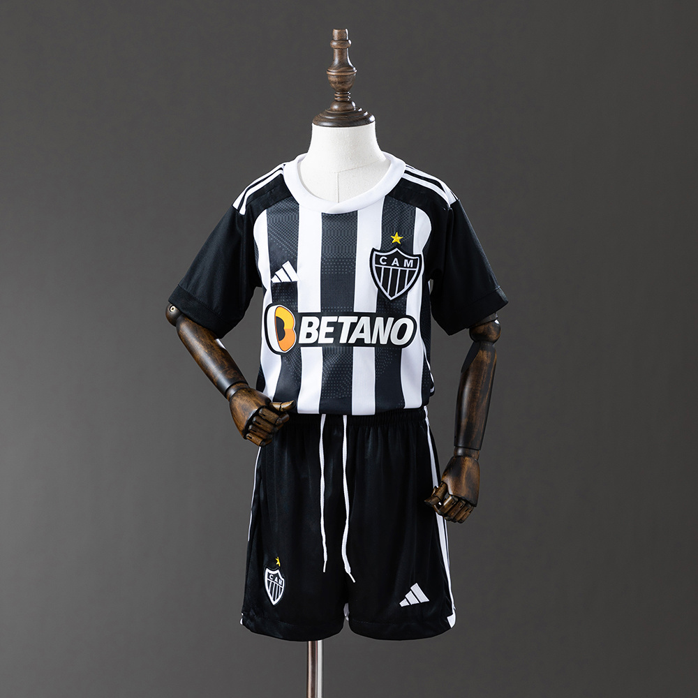 Atletico Mineiro 24/25 Home Kids Kit Jersey – Replica Football Soccer Shirt – Size 16–28