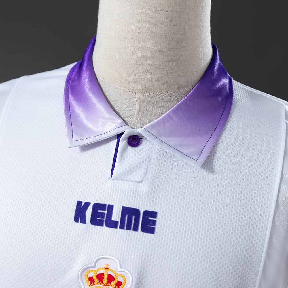 Real Madrid 97/98 Home Retro Jersey – Vintage Replica Football Soccer Shirt – S–XXL