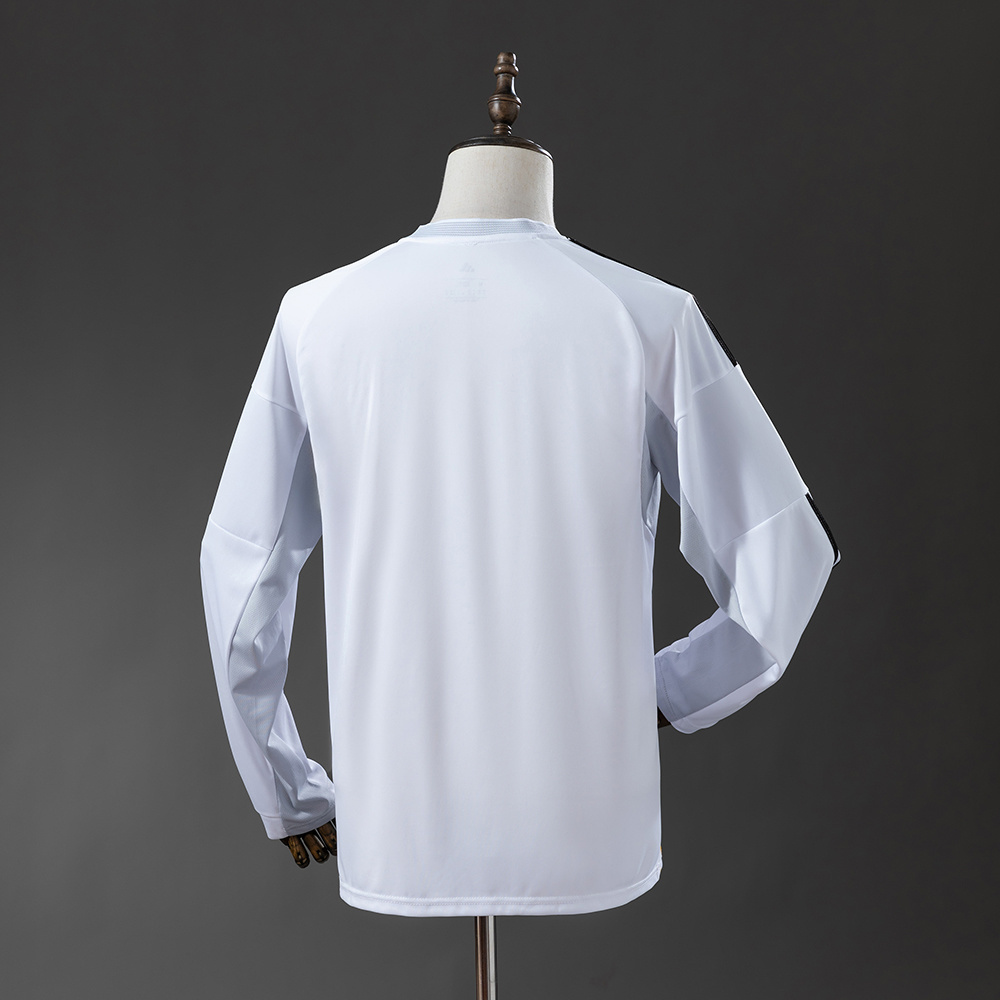 Real Madrid 25/26 Home Long Sleeve Jersey – Replica Football Soccer Shirt – S–4XL