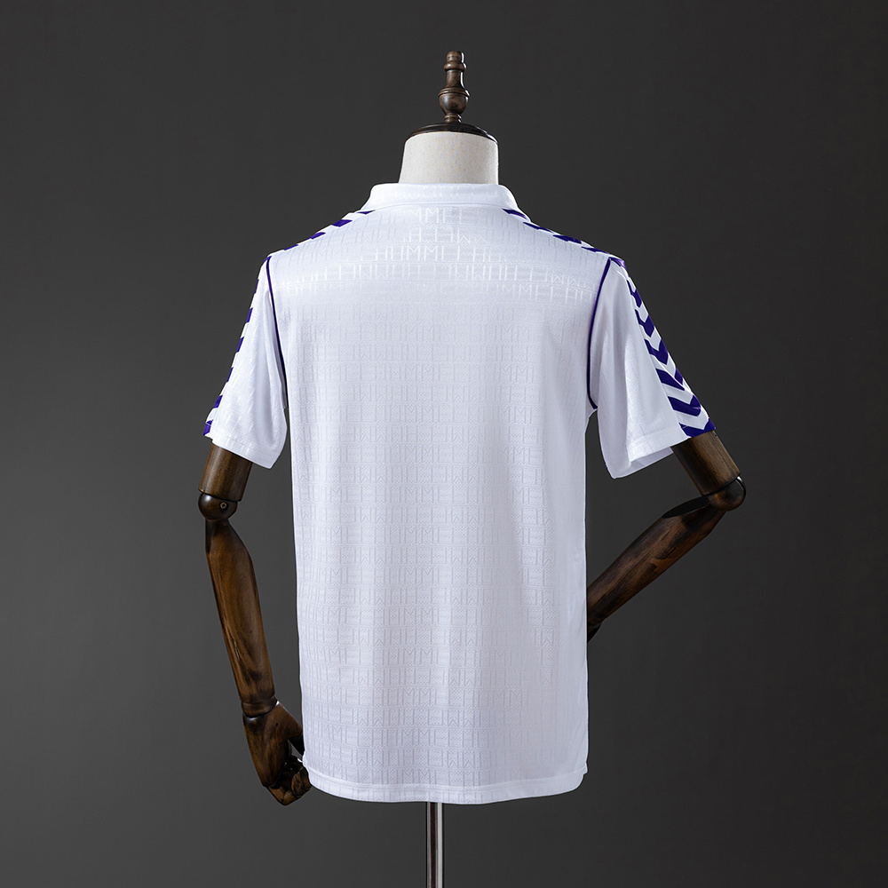 Real Madrid 1988/90 Home Retro Jersey – Vintage Replica Football Soccer Shirt – S–XXL