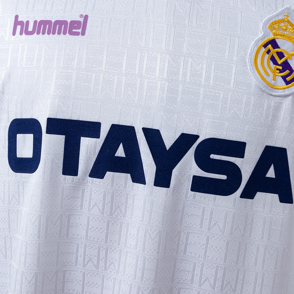 Real Madrid 1990/92 Home Retro Jersey – Vintage Replica Football Soccer Shirt – S–XXL