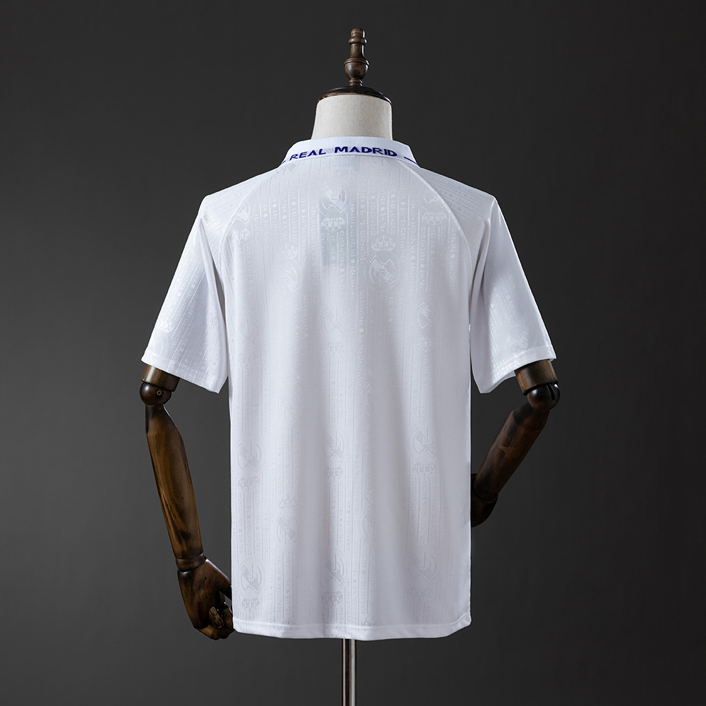 Real Madrid 1996/97 Home Retro Jersey – Vintage Replica Football Soccer Shirt – S–XXL