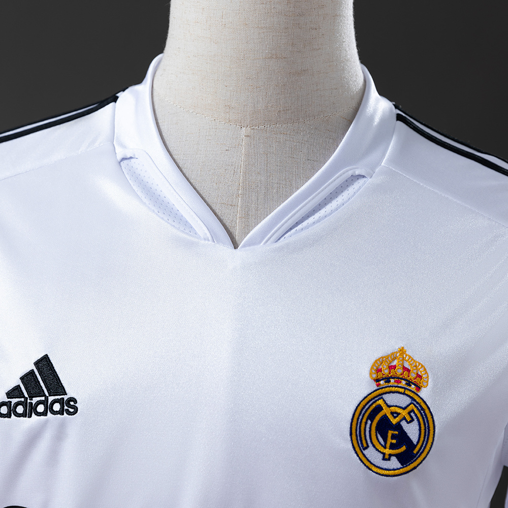 Real Madrid 2004/05 Home Retro Jersey – Vintage Replica Football Soccer Shirt – S–XXL