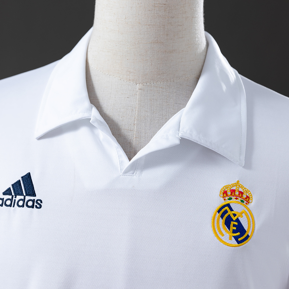 Real Madrid 2002/03 Home Retro Jersey – Vintage Replica Football Soccer Shirt – S–XXL