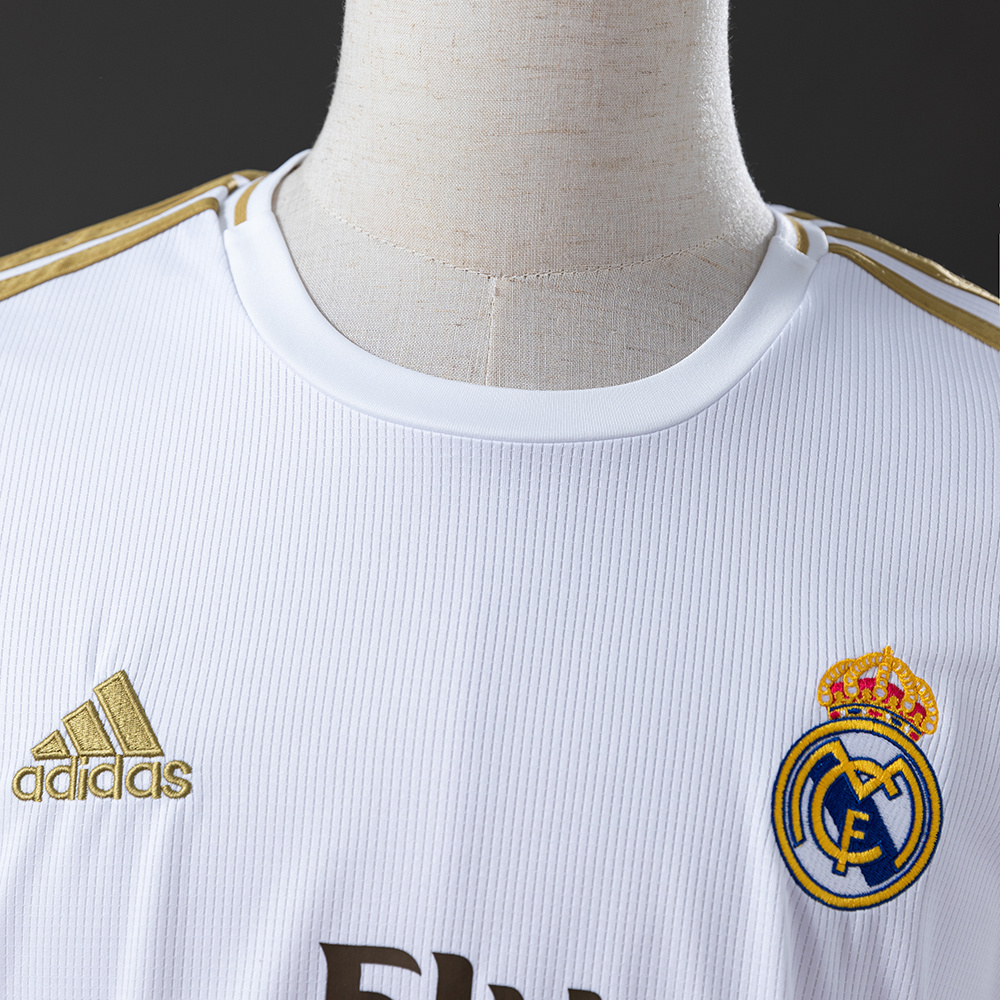 Real Madrid 2019/20 Home Retro Jersey – Vintage Replica Football Soccer Shirt – S–XXL