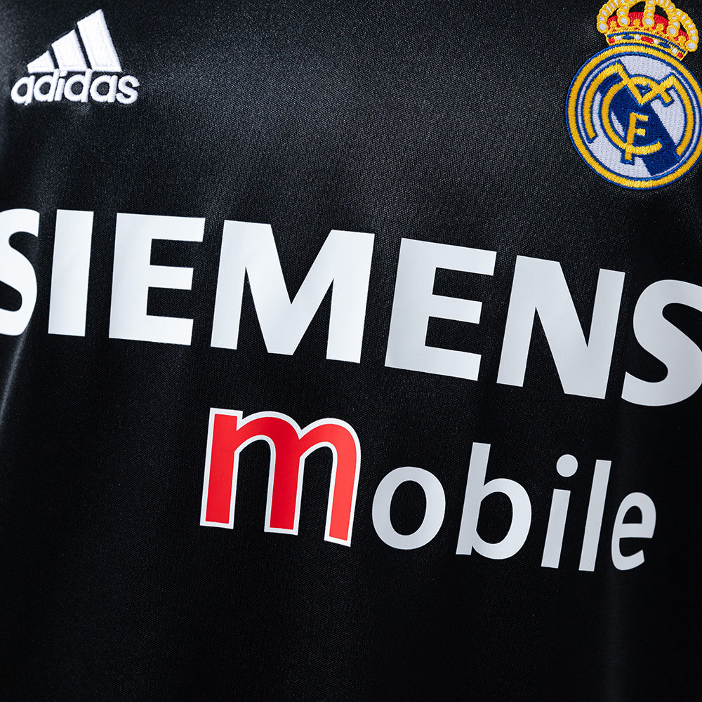 Real Madrid 2004/05 2nd Away Long Sleeve Retro Jersey – Vintage Replica Football Soccer Shirt – S–XXL