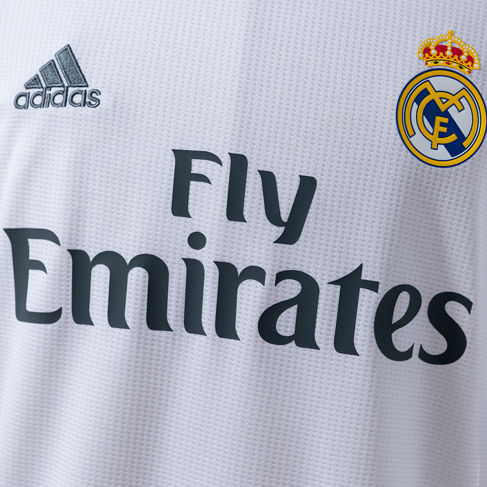 Real Madrid 2015/16 Home Retro Jersey – Vintage Replica Football Soccer Shirt – S–XXL