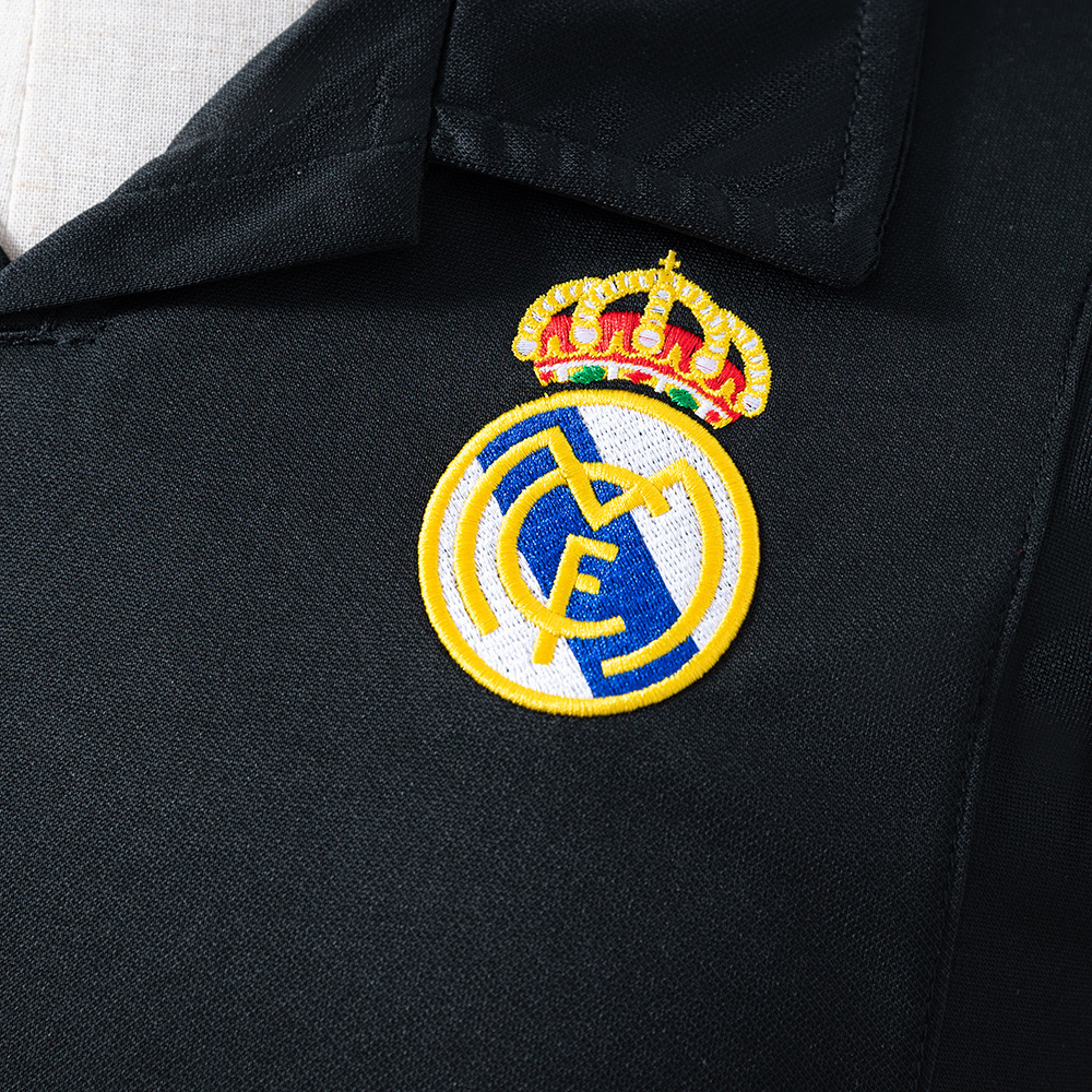 Real Madrid 2002/03 Away (UEFA Champions League Edition) Retro Jersey – Vintage Replica Football Soccer Shirt – S–XXL