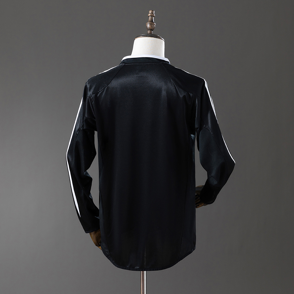 Real Madrid 2004/05 2nd Away Long Sleeve Retro Jersey – Vintage Replica Football Soccer Shirt – S–XXL