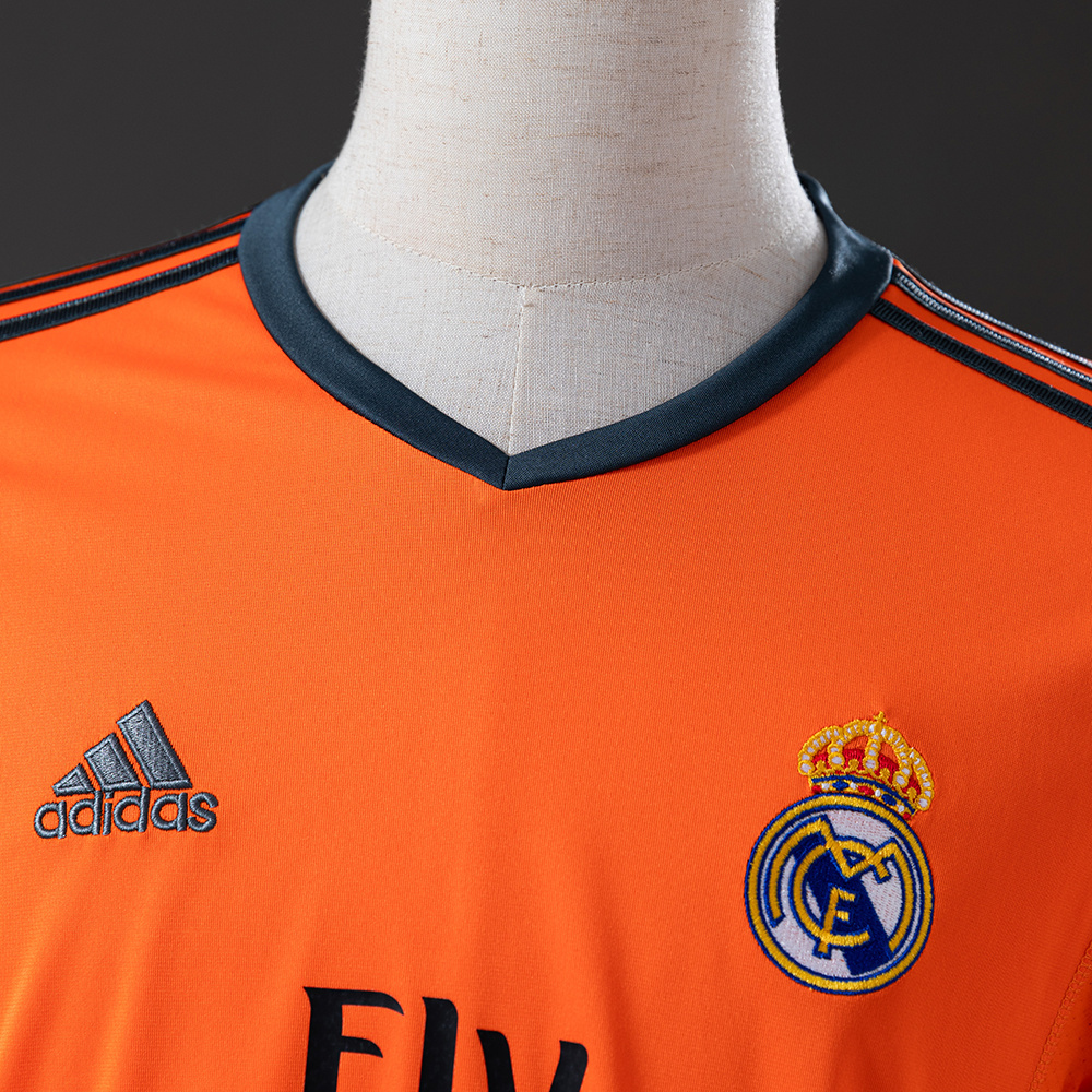 Real Madrid 2013/14 Second Away Retro Jersey – Vintage Replica Football Soccer Shirt – S–XXL