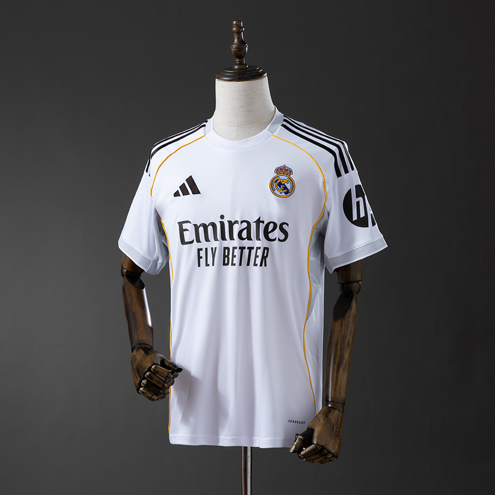 Real Madrid 25/26 Home Jersey – Replica Football Soccer Shirt – S–4XL