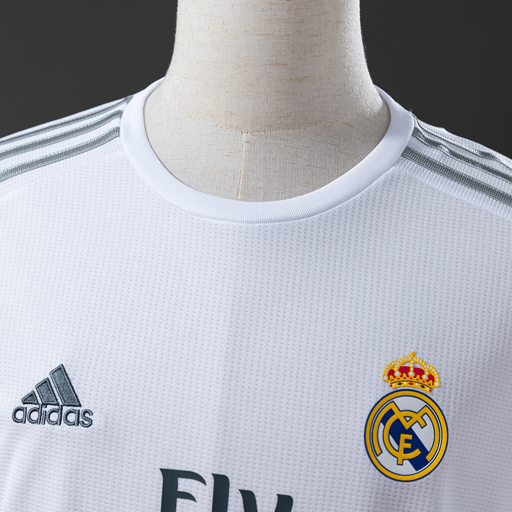 Real Madrid 2015/16 Home Retro Jersey – Vintage Replica Football Soccer Shirt – S–XXL