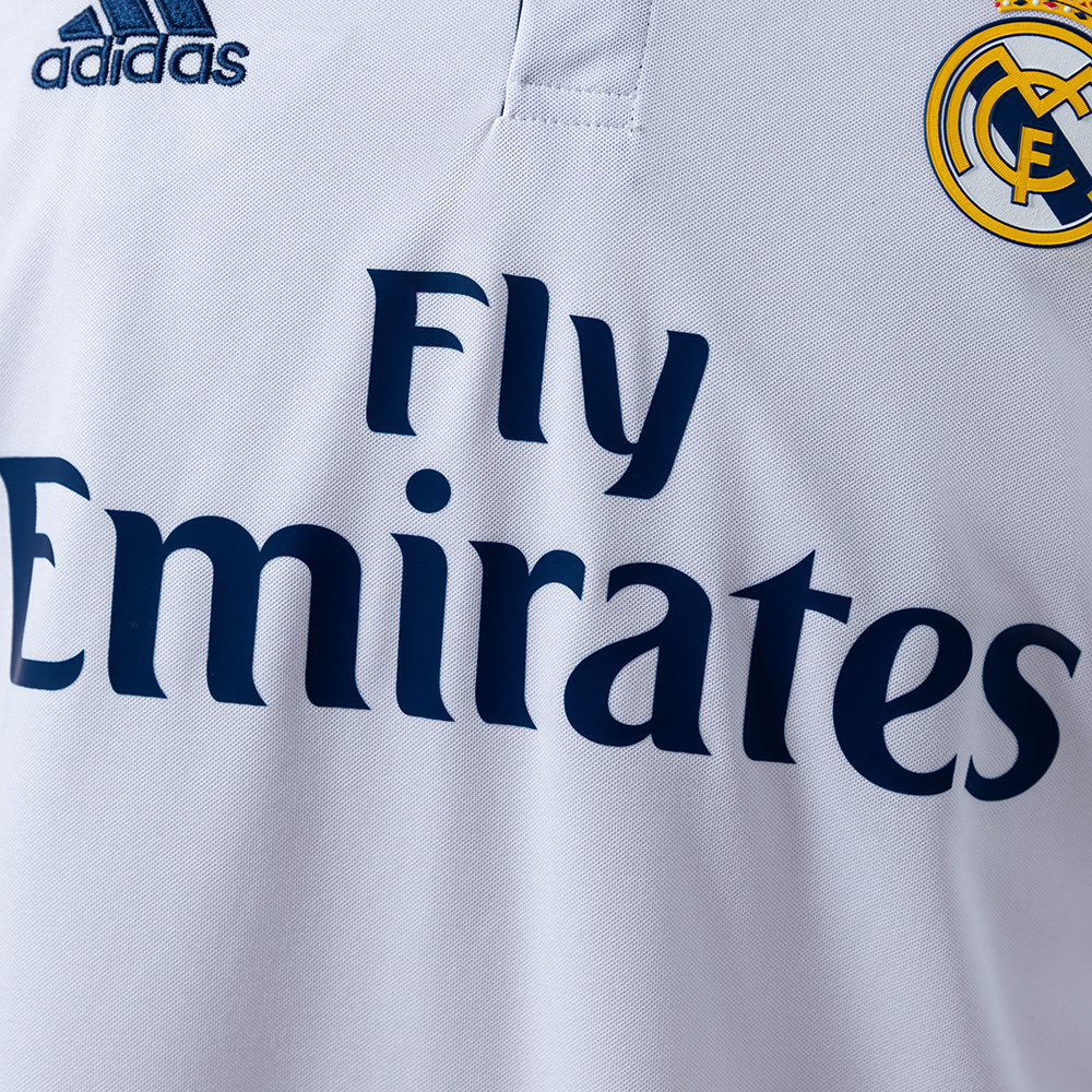 Real Madrid 2016/17 Home Long Sleeve Retro Jersey – Vintage Replica Football Soccer Shirt – S–XXL