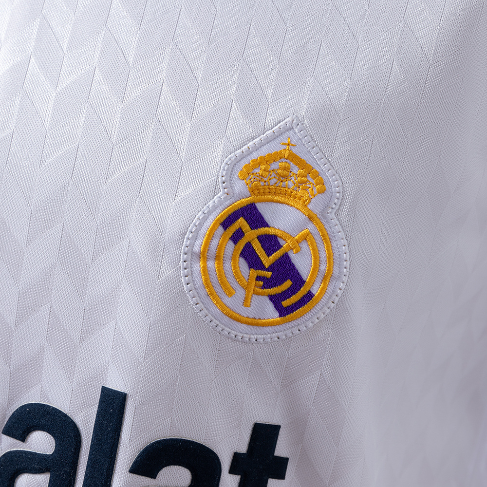 Real Madrid 1986/87 Home Retro Jersey – Vintage Replica Football Soccer Shirt – S–XXL